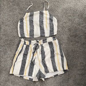Two piece romper
